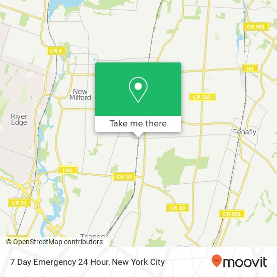 Mapa de 7 Day Emergency 24 Hour