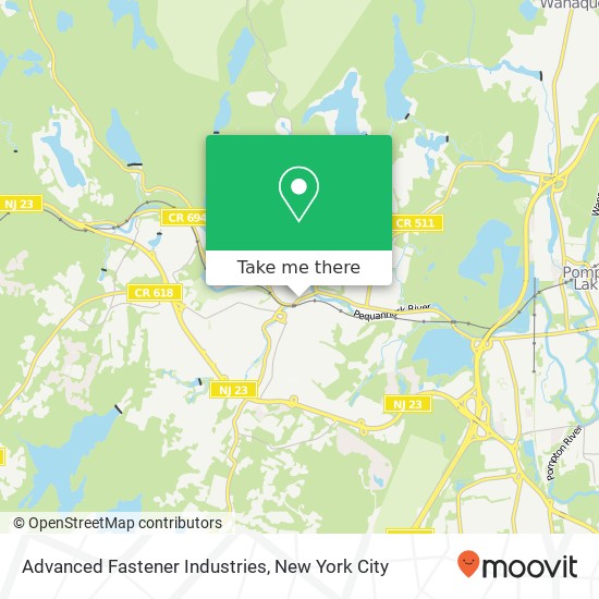 Advanced Fastener Industries map