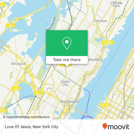 Mapa de Love Of Jesus