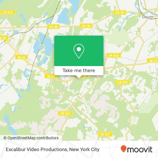 Excalibur Video Productions map