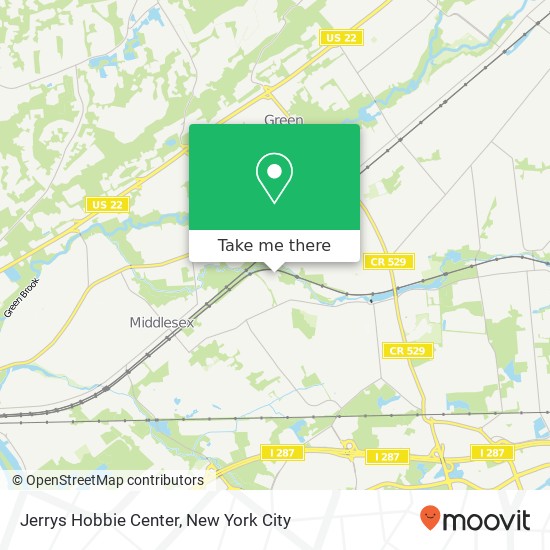 Jerrys Hobbie Center map