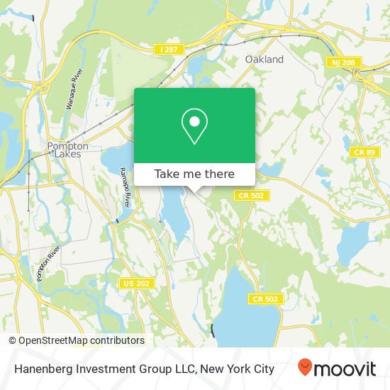 Hanenberg Investment Group LLC map