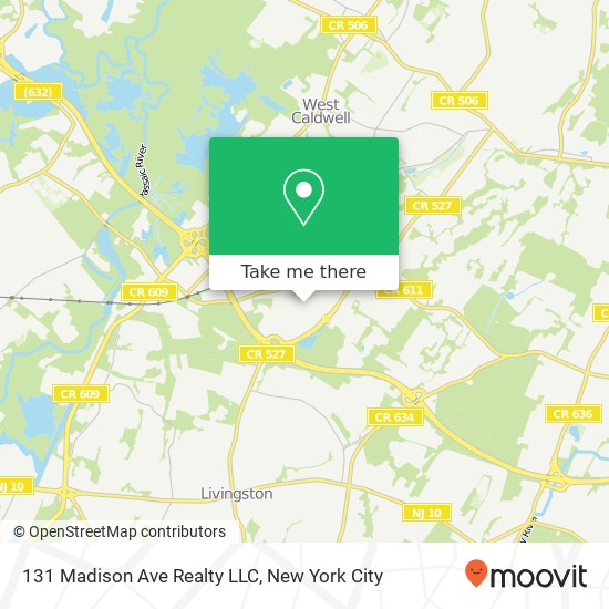 Mapa de 131 Madison Ave Realty LLC