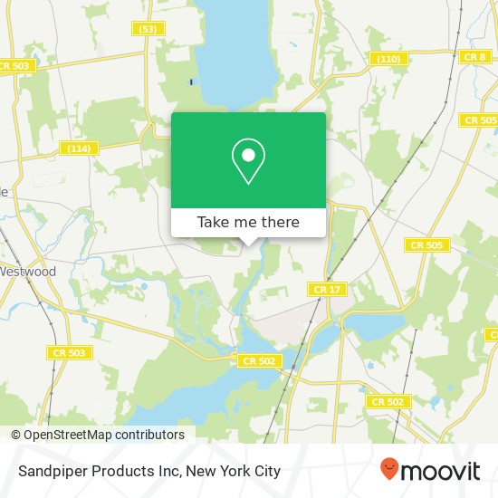 Sandpiper Products Inc map