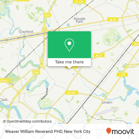 Mapa de Weaver William Reverend PHD