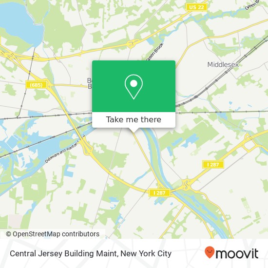 Central Jersey Building Maint map