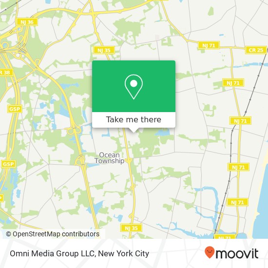 Mapa de Omni Media Group LLC