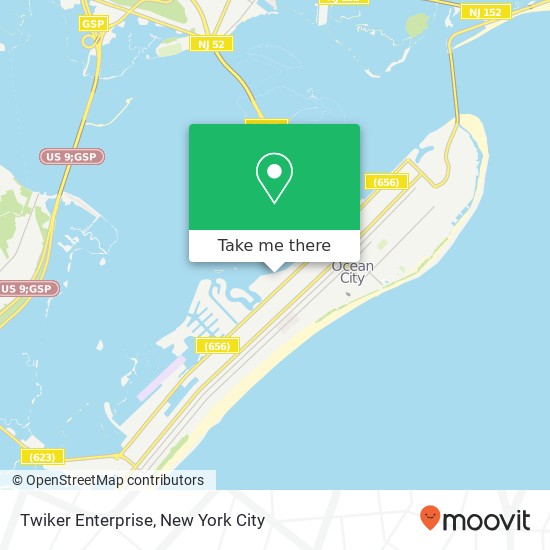 Twiker Enterprise map