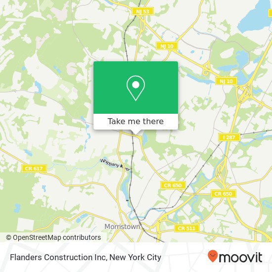 Flanders Construction Inc map