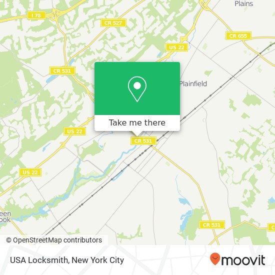 Mapa de USA Locksmith