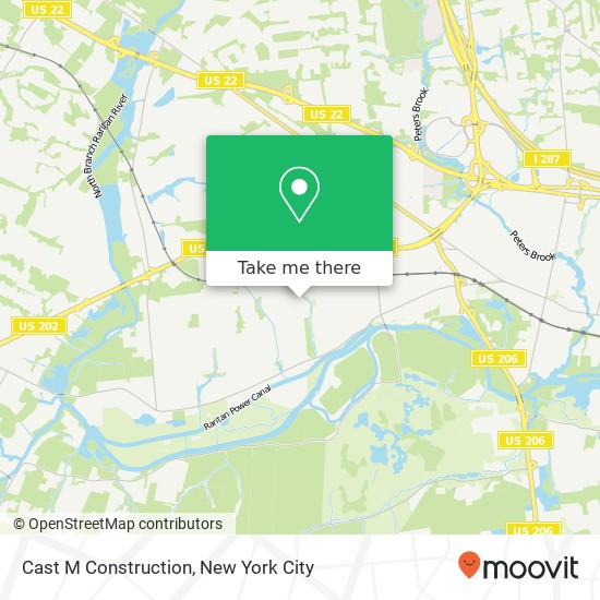 Mapa de Cast M Construction