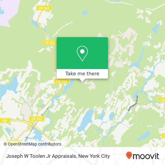 Joseph W Toolen Jr Appraisals map