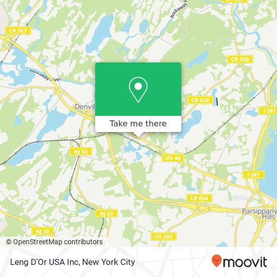 Mapa de Leng D'Or USA Inc