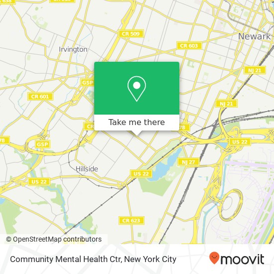 Mapa de Community Mental Health Ctr