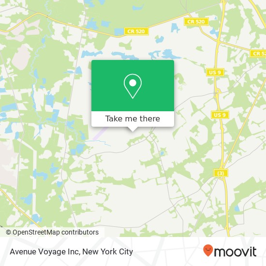 Avenue Voyage Inc map