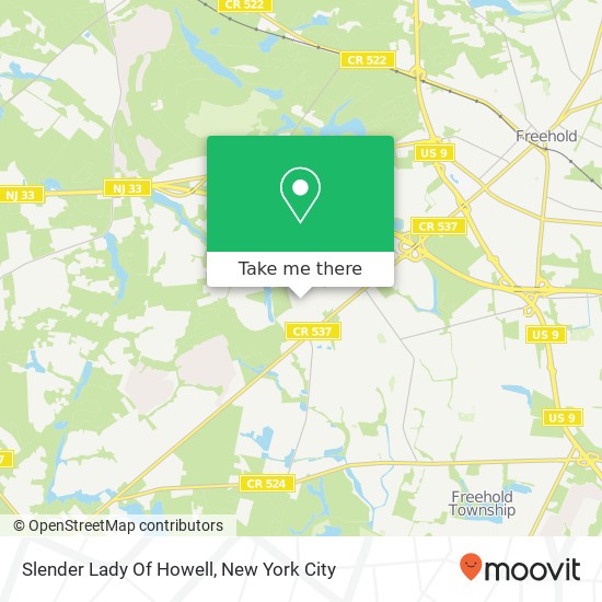 Mapa de Slender Lady Of Howell