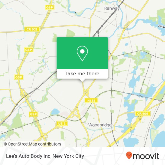 Mapa de Lee's Auto Body Inc