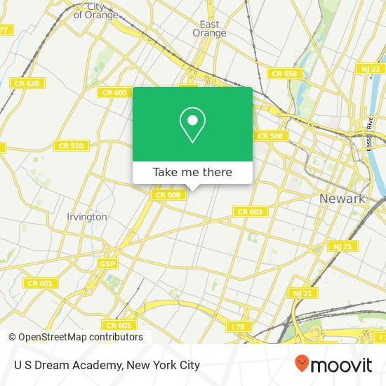 Mapa de U S Dream Academy