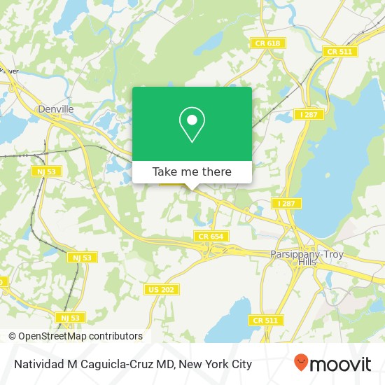Natividad M Caguicla-Cruz MD map
