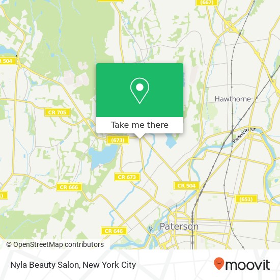 Mapa de Nyla Beauty Salon