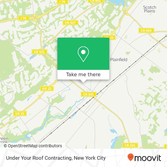 Under Your Roof Contracting map