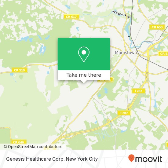 Genesis Healthcare Corp map