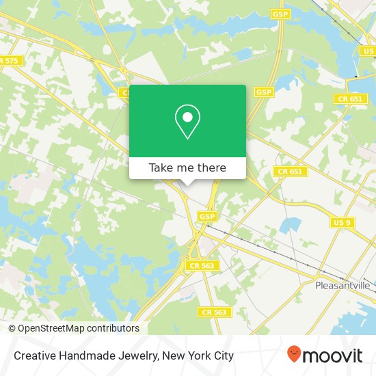 Creative Handmade Jewelry map