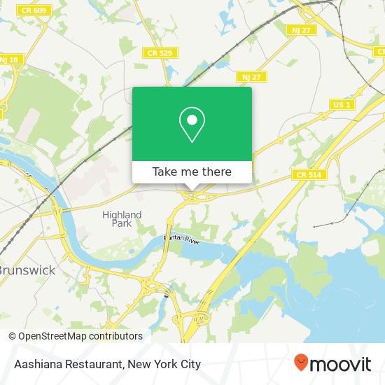 Aashiana Restaurant map