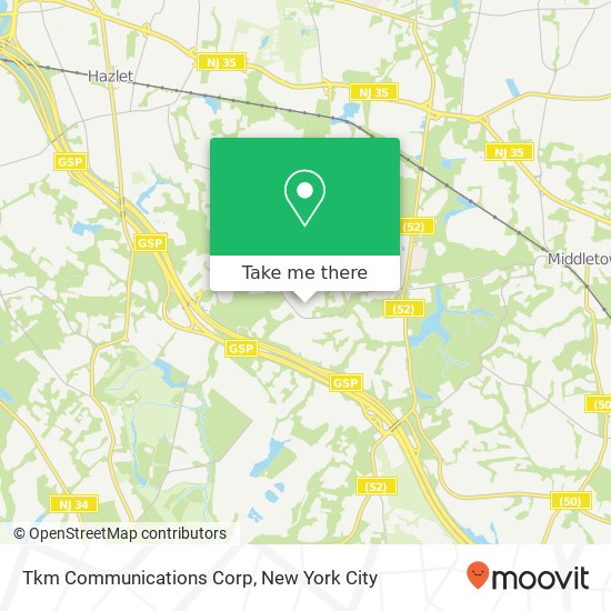 Tkm Communications Corp map