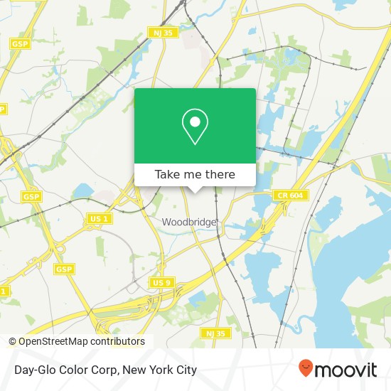 Day-Glo Color Corp map