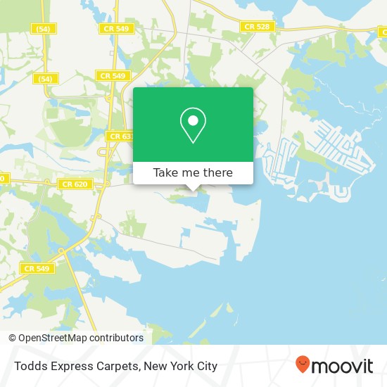 Mapa de Todds Express Carpets