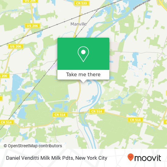 Mapa de Daniel Venditti Milk Milk Pdts