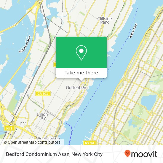 Bedford Condominium Assn map