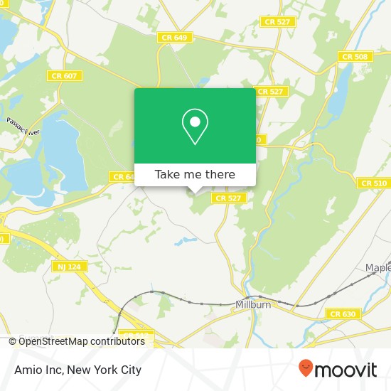 Amio Inc map