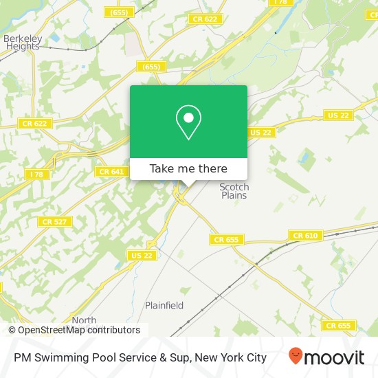 PM Swimming Pool Service & Sup map