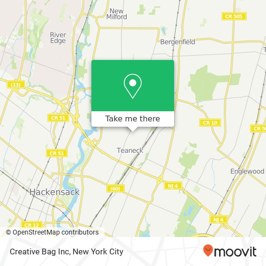 Mapa de Creative Bag Inc