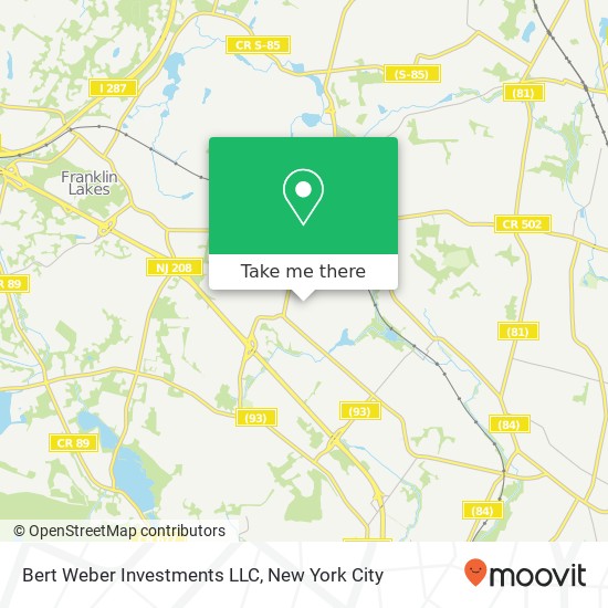 Bert Weber Investments LLC map