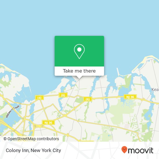 Colony Inn map
