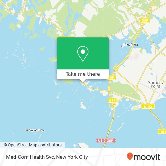 Med-Com Health Svc map