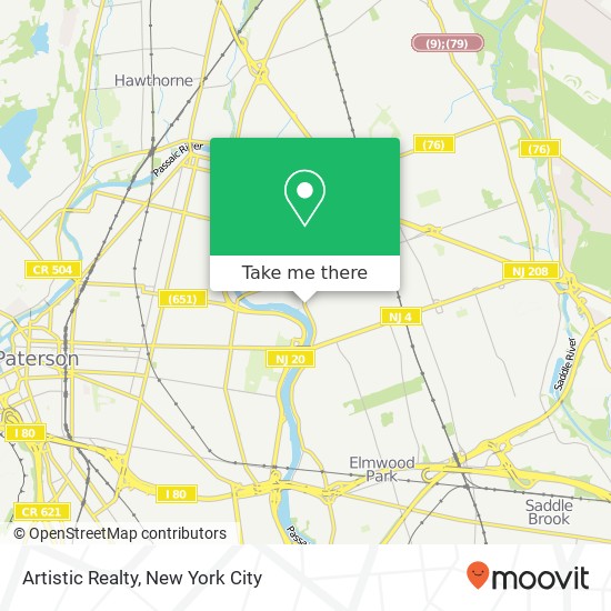 Artistic Realty map