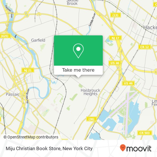 Mapa de Miju Christian Book Store