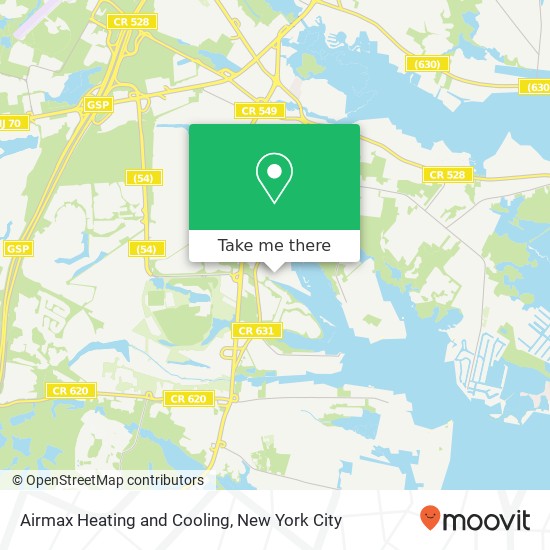 Mapa de Airmax Heating and Cooling