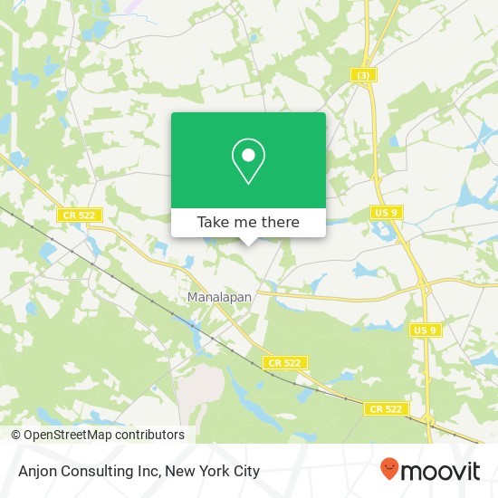 Anjon Consulting Inc map