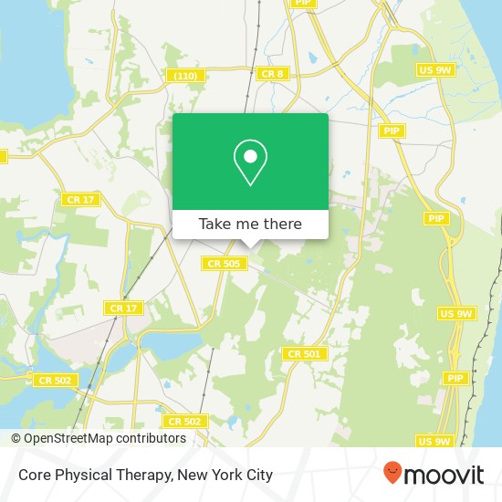 Core Physical Therapy map