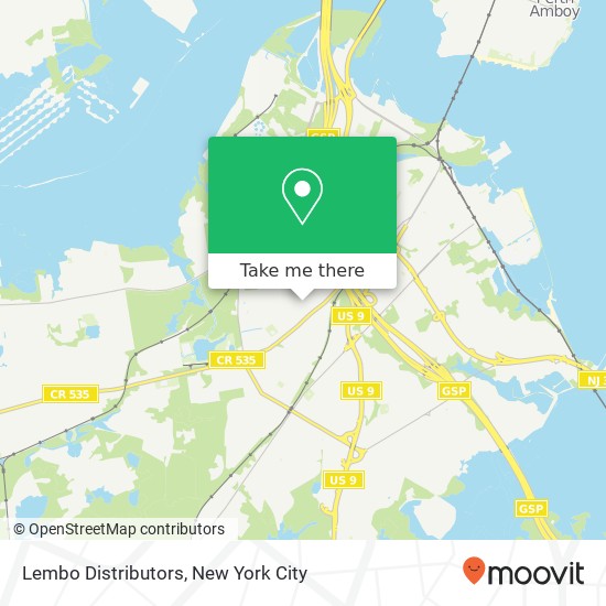 Lembo Distributors map