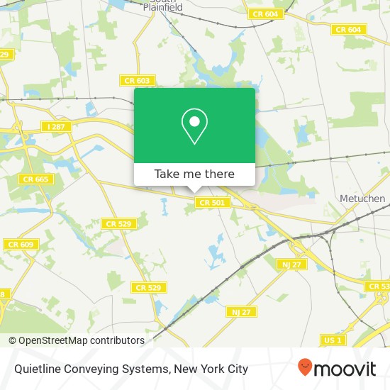 Quietline Conveying Systems map