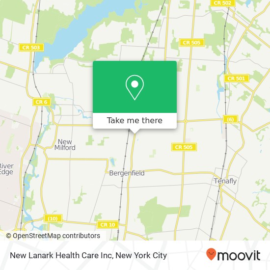 New Lanark Health Care Inc map