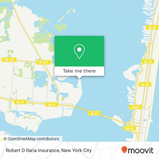 Robert D Ilaria Insurance map