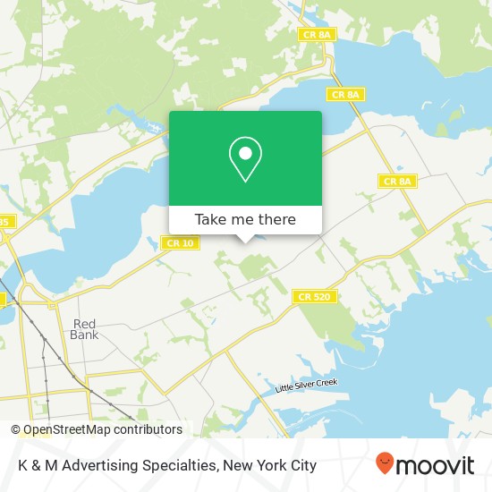 K & M Advertising Specialties map