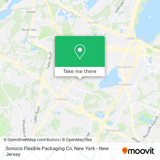 Mapa de Sonoco Flexible Packaging Co
